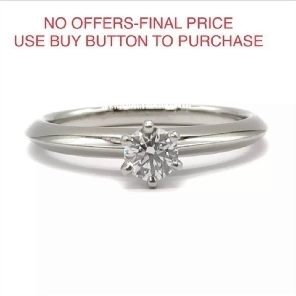 Tiffany & Co Solitaire 21ct Diamond Ring